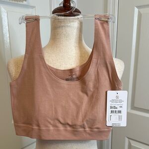 NWT Nancy Ganz Sz 14/L Bralette Bamboo, Nylon, Spandex